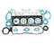 Комплект прокладок Nissan K21/K25 (Металл)